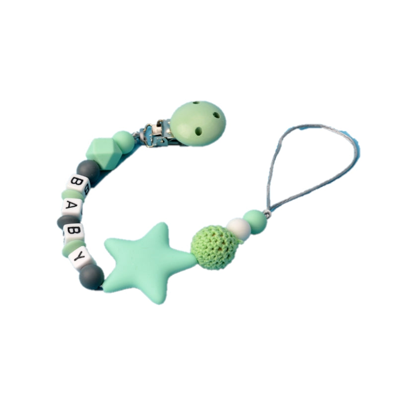 Beaded Silicone Pacifier Chain