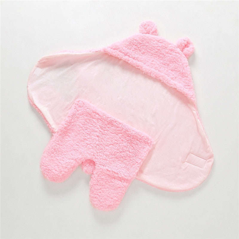 Cotton Bear Swaddle Blanket