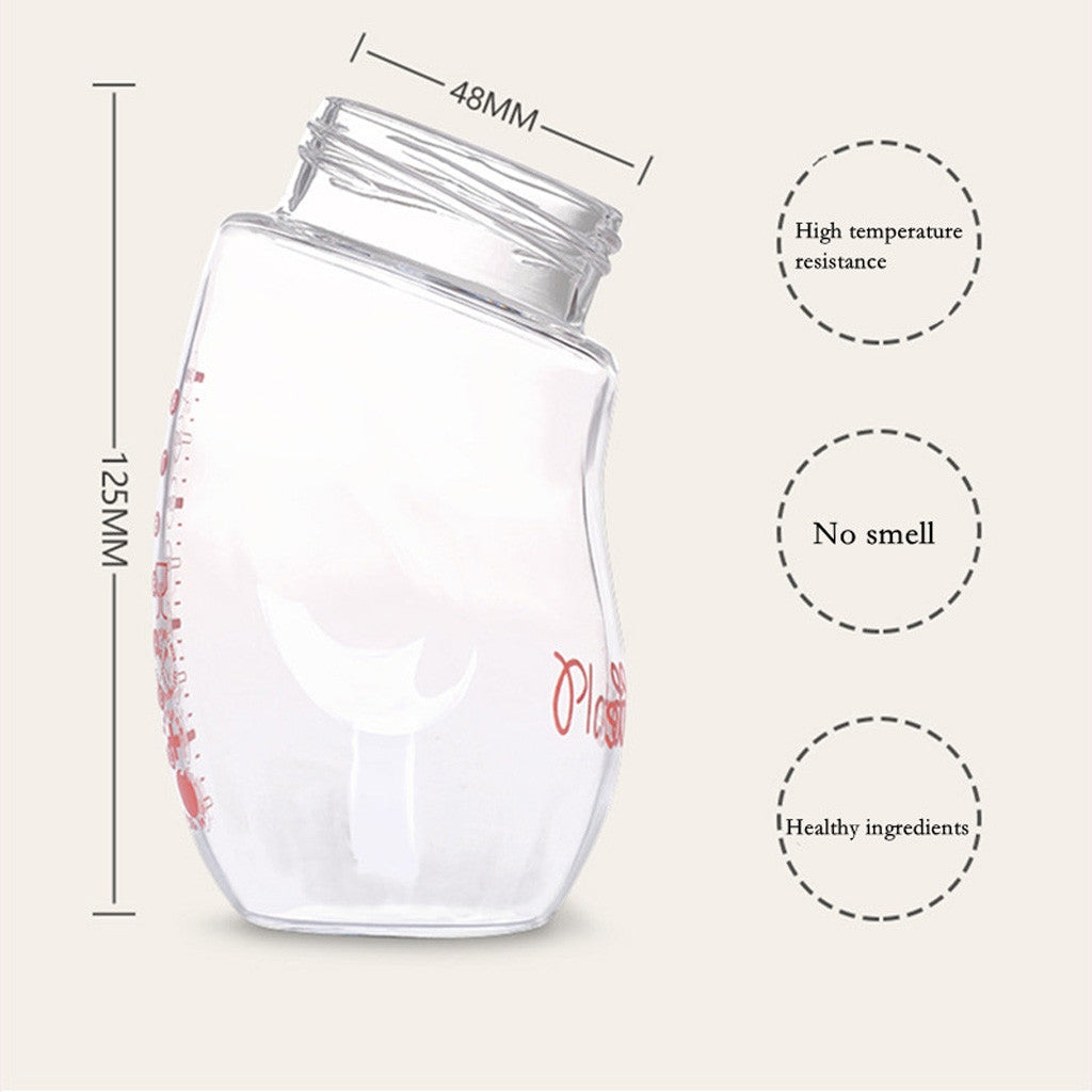 Glass Baby Bottles with Silicone Top