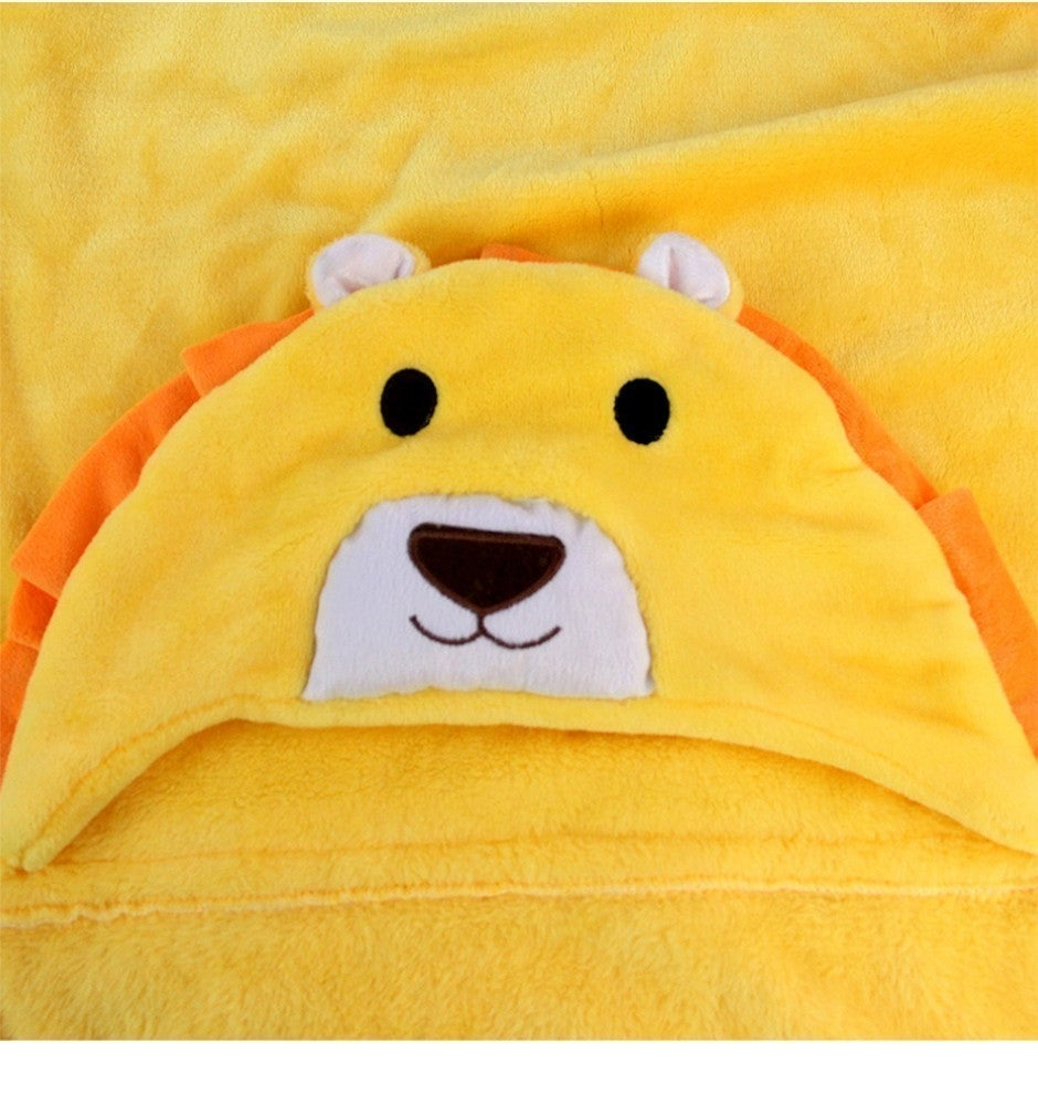 Animal Hooded Cape Bath Towel