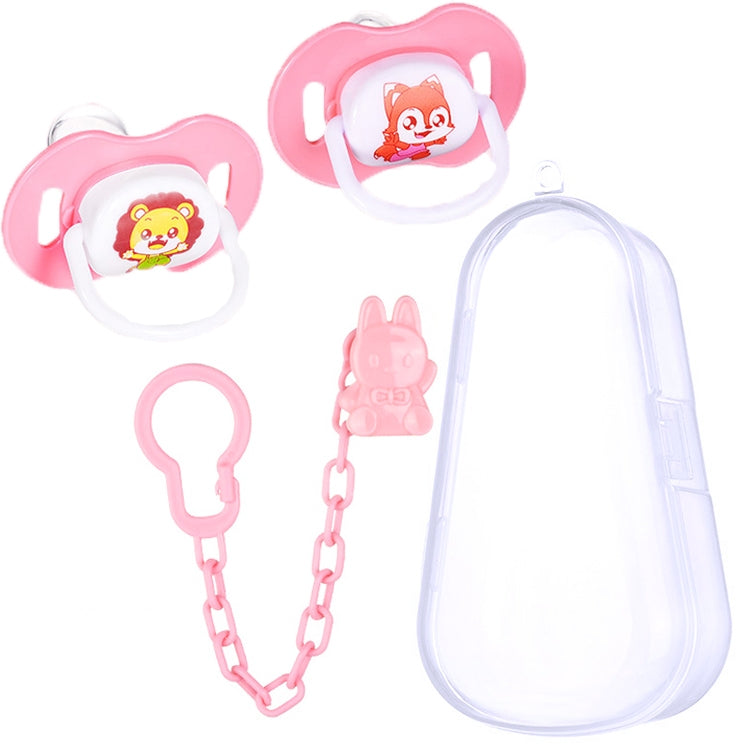 4pcs Silicone Pacifier Set