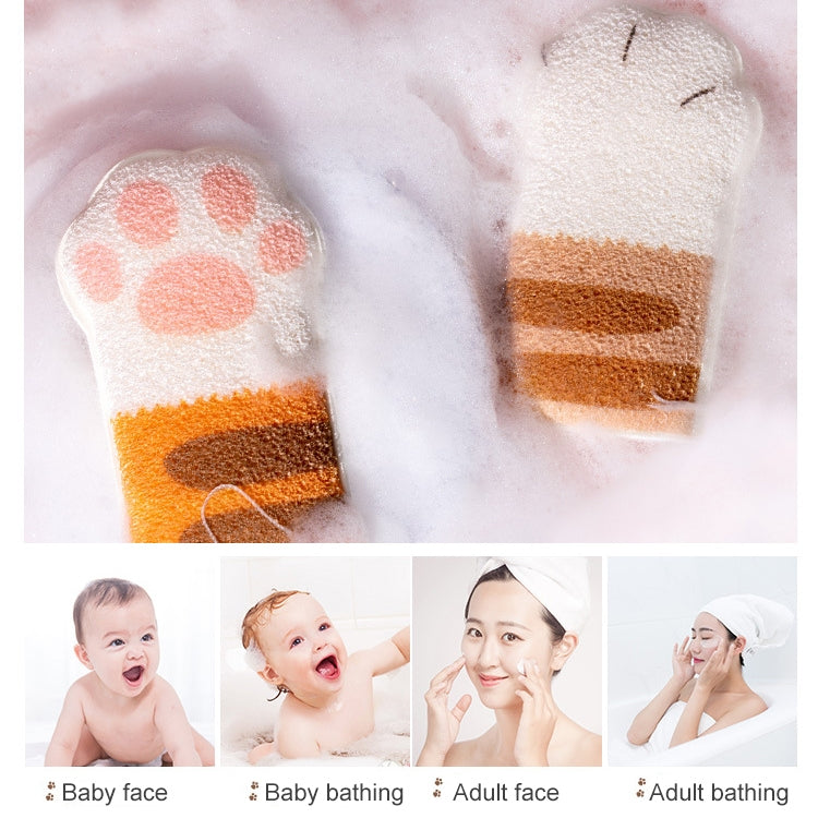 Cat Paw Bath Loofah/Sponge