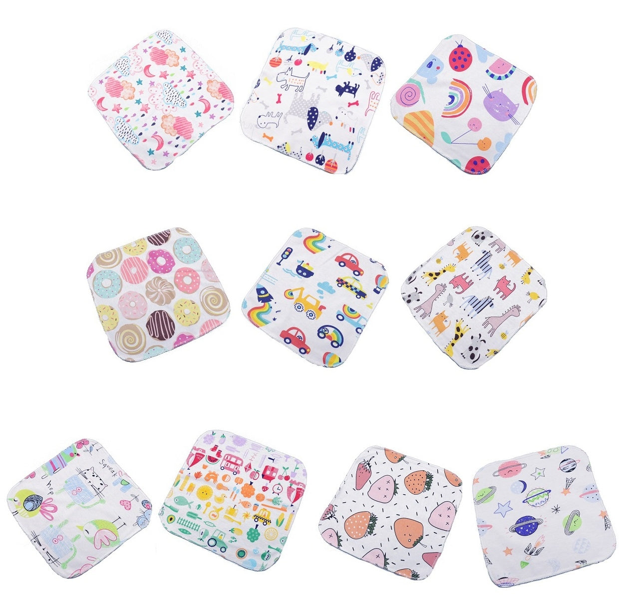 Cotton Baby Face Cloths