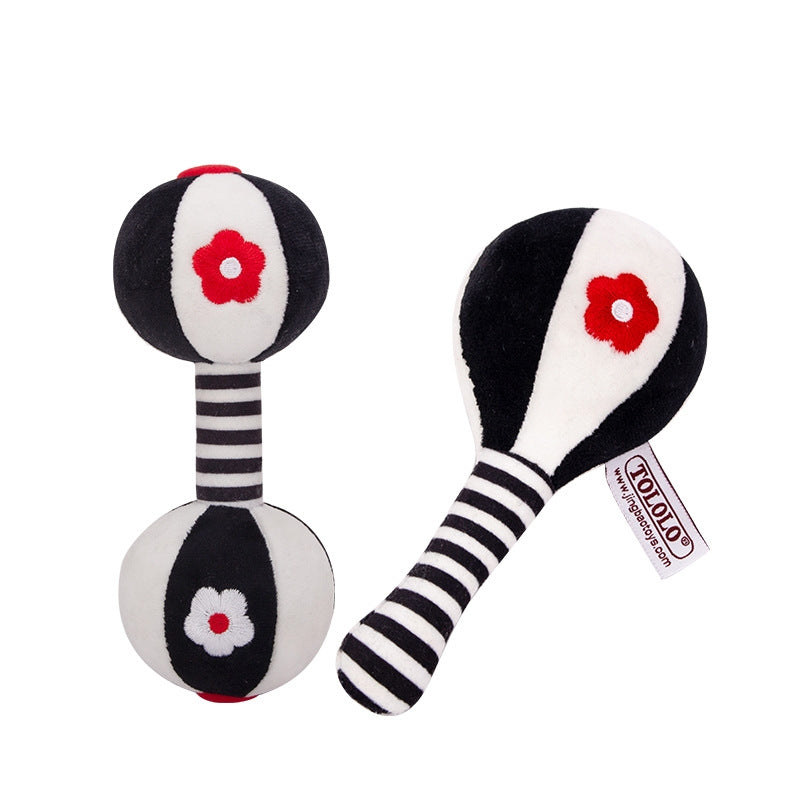 Dumbbell Baby Rattle (2pcs)