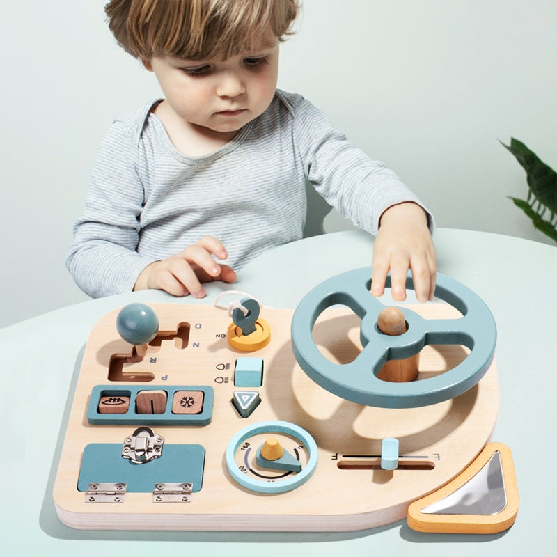 Montessori Style Steering Wheel Toy