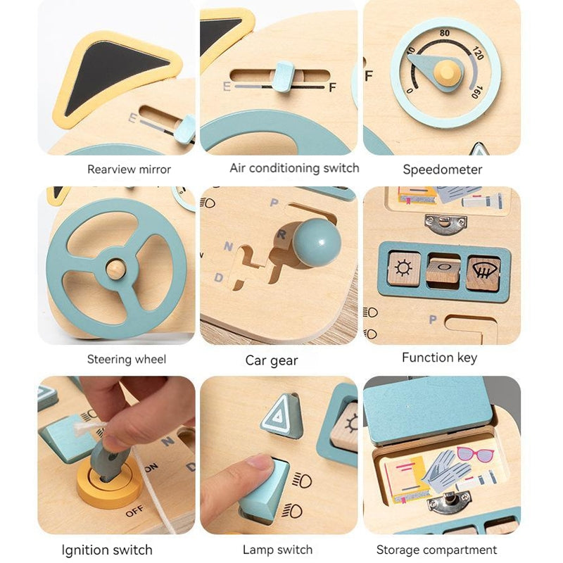 Montessori Style Steering Wheel Toy