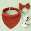 Cotton Bib & Headband Set