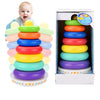 Rainbow Stacking Ring Tower