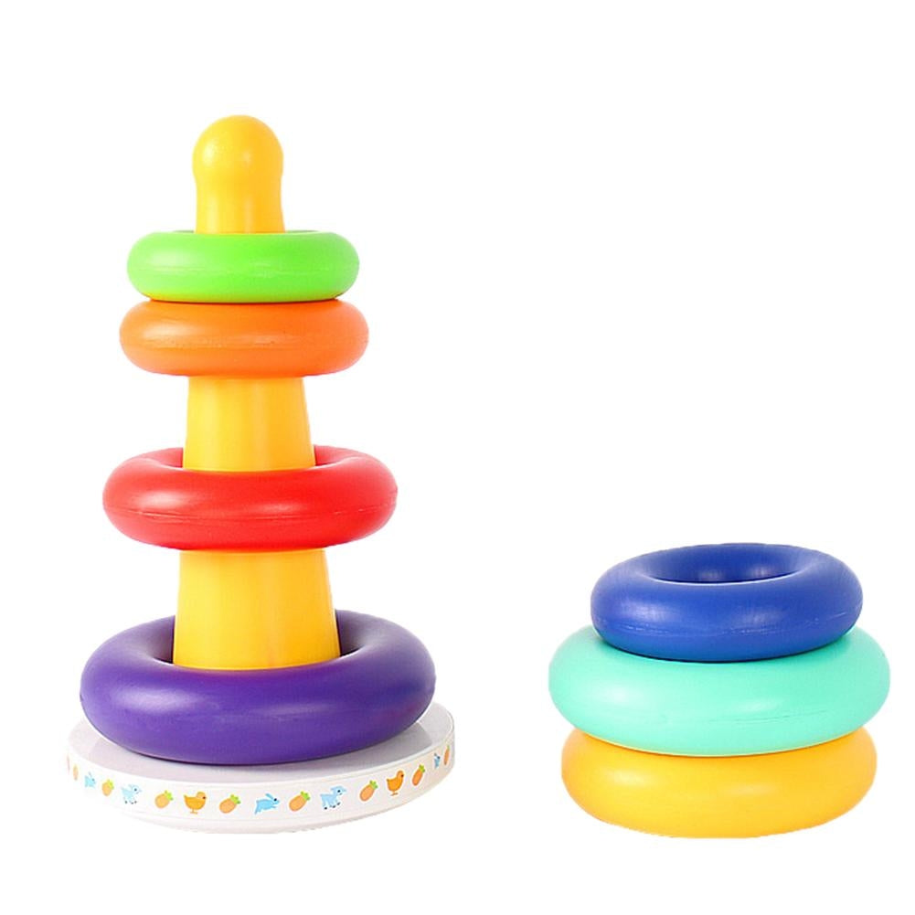 Rainbow Stacking Ring Tower