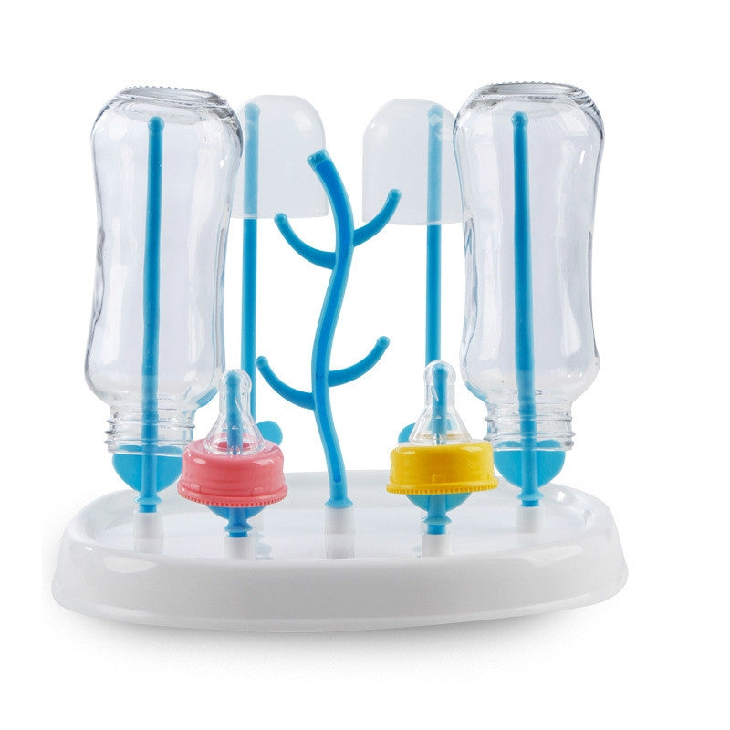 Tree-Shaped Baby Bottle Drying Rack